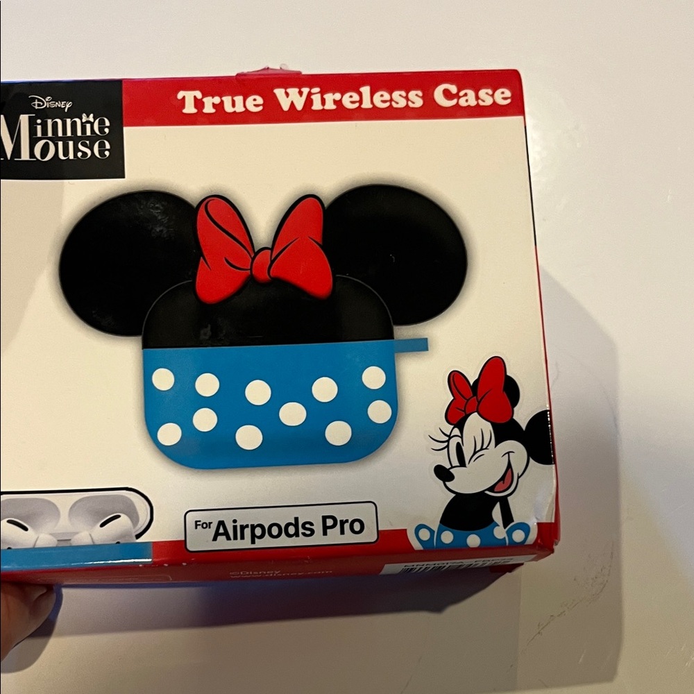 Disney Minnie Mouse AirPods Pro Case - Black, Red, and Blue